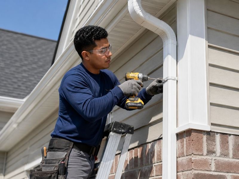 Downspout Installation in Allen, TX